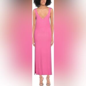 ODI ET AMO Italian pink maxi dress SZ XS